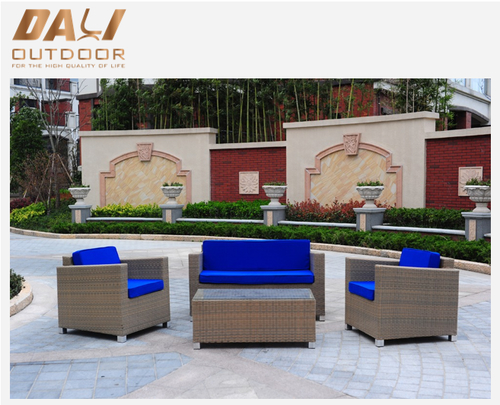 4 piece outdoor garden rattan sofa sets