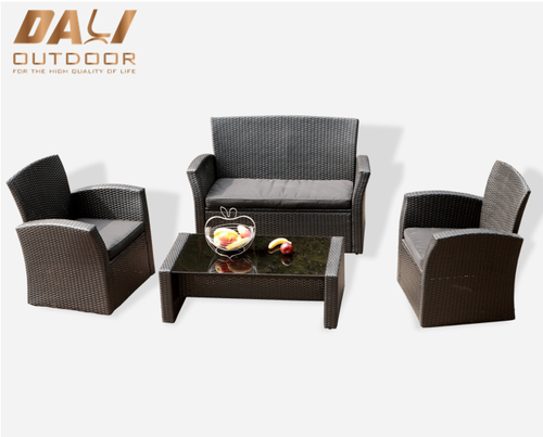 cheap best selling new modern home style outdoor garden patio furniture rattan sofas set 