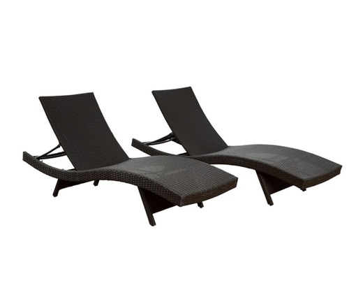 Cheap Waterproof Outdoor Comfortable Metal Low Seat Beach Lounge 