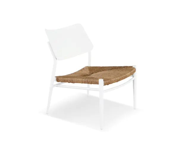 Outdoor Modern Aluminum Low Sofa Chair with rope