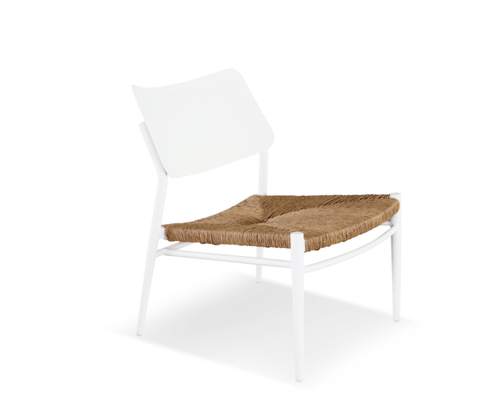 Outdoor Modern Aluminum Low Sofa Chair with rope